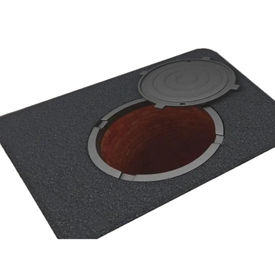 

Floor Mat Non-Slip Vision Rug with Stunning 3D Optical Illusion Design Door Mat Living Room Bedroom Bathroom Hallway Decor 50*80cm G