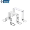 GUWANJI 304 Stainless Steel Square Pipe U-Clamp