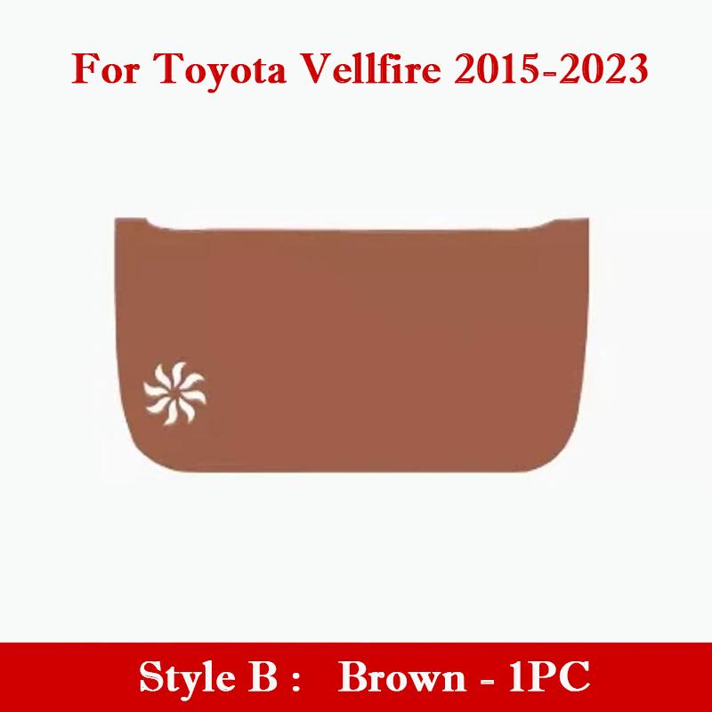 For Toyota Vellfire Alphard 2015-2026 Trunk Door Anti Kick Pad Tailgate Anti-Scratch Protector Sticker Cargo Liner Car Interior