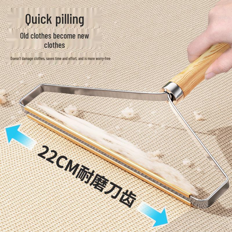 Manual Lint Remover - Wool Coat, Felt, Pet Hair & Pilling Cleaner