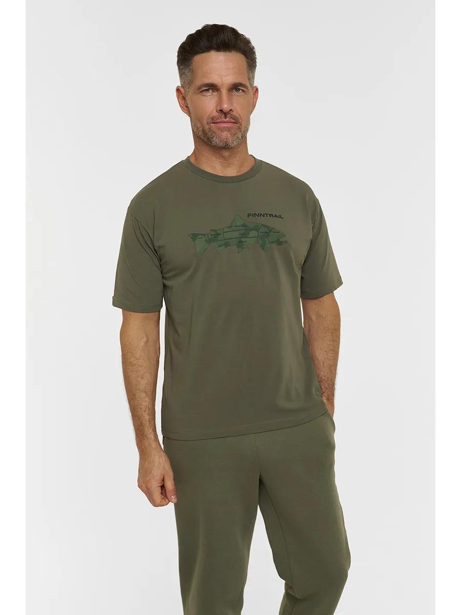 Branded T-shirt with BIG FISH print M
