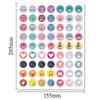 Planner Reward Theme Stickers Waterproof Creative Memo Markers Self-Adhesive Decals for Journaling Scrapbooking