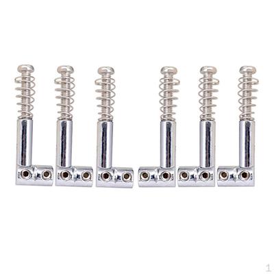 6 Stück Legierung Brückenreiter für Style E-Gitarre DIY Teile