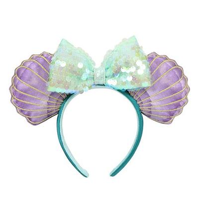 Minnie Mouse Headband [Tokyo Disney Resort Exclusive] Ariel Inspired Little Mermaid Disney Goods Souvenir