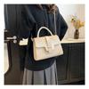 Borsa a Spalla Minimalista Monocolore in Ecopelle da Donna 2026 Borsa a Tracolla Quadrata di Tendenza