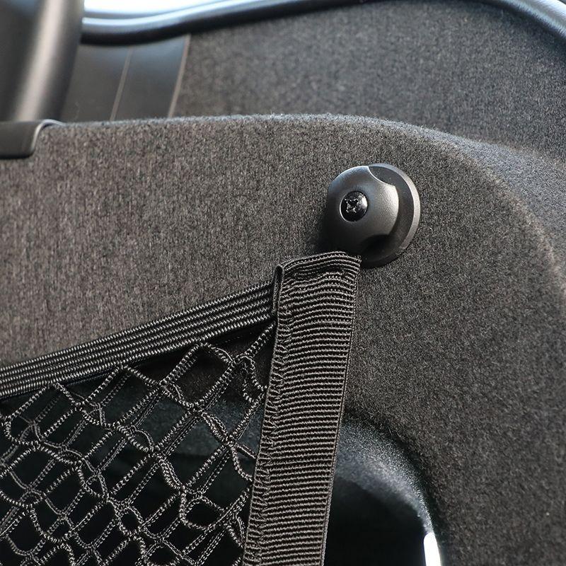 Universal Car Rear Trunk Storage Net Clip Hook Tie Down Ring Loop Fastener Car Interior Organizers Hooks Hanger Auto Accessories