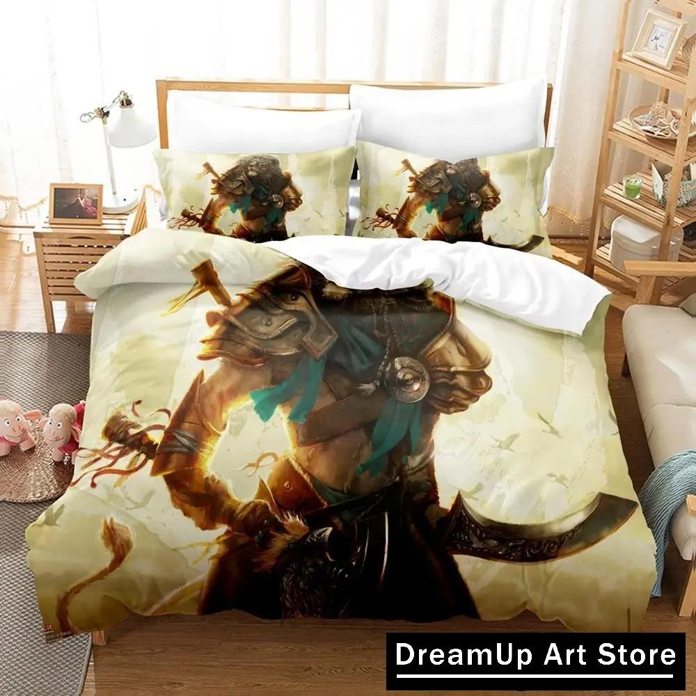 3D M-Magic The Gathering Bedding Set Quilt Cover Bed Cover with Pillowcase Twin Single Queen King Size Boys Adult Home Textile