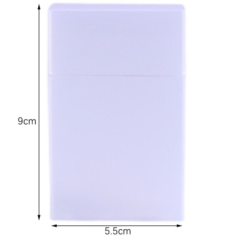 Transparente Kunststoff-Aufbewahrungsbox Fotokarten Kleine Karten-Aufbewahrungsbox Organizer-Box Zigarettenetui Klassifizierungsbox