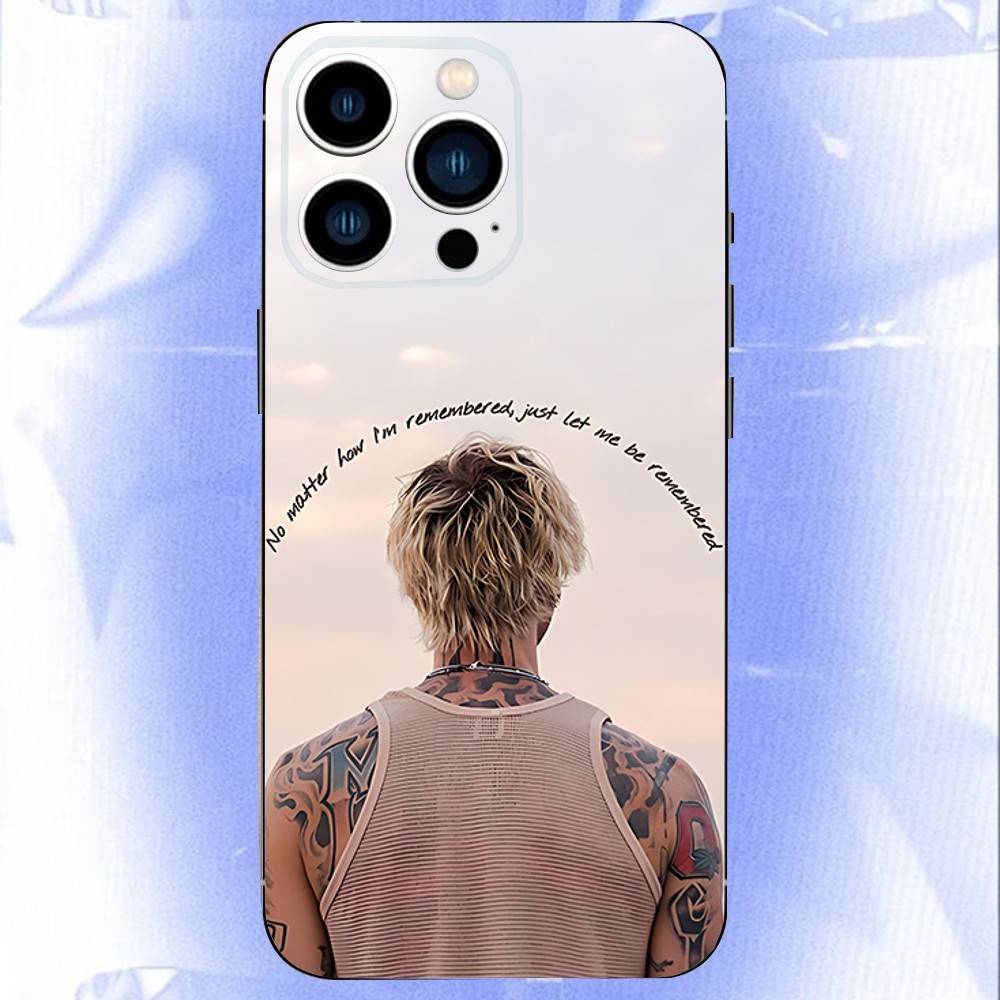 MGK LOST A-AMERICANA Black Soft Case For iPhone 17 13 14 15 11 16 12 Pro Max Pro Max Plus E Air Mini Phone Cover Shell