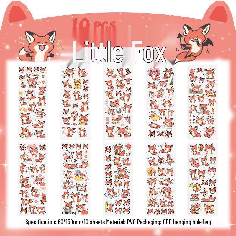 Pet Planet Cute Cartoon Children's Waterproof Sticker Pack