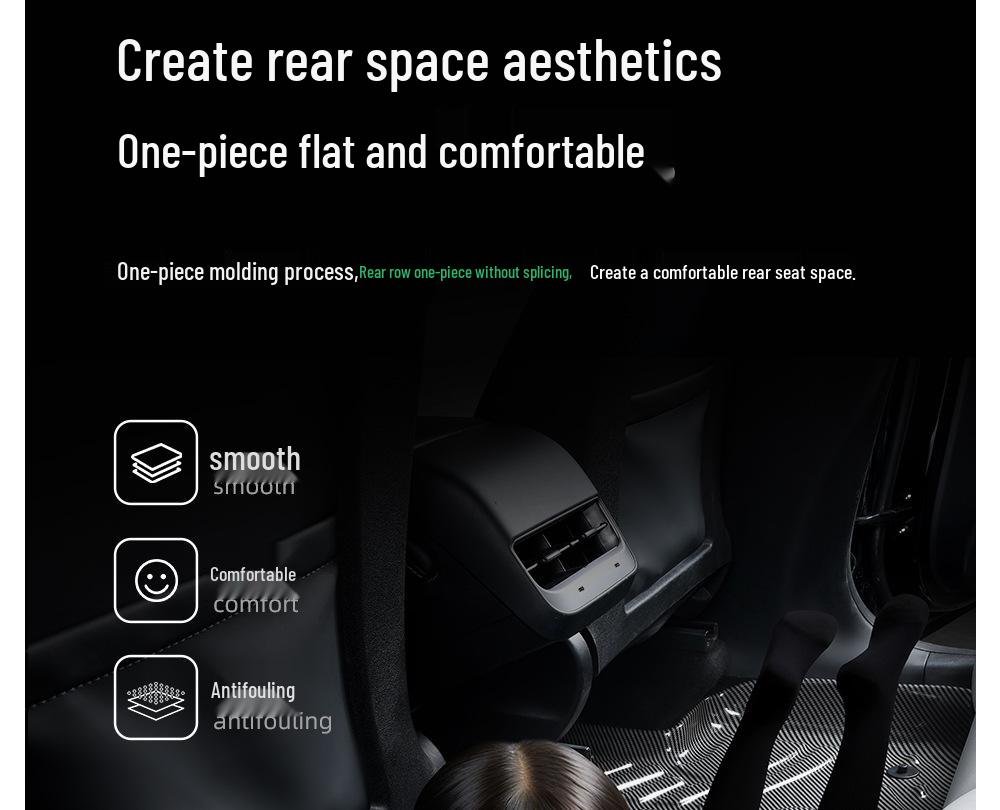 Carbon Fiber Pattern TPE Floor Mats for Infiniti QX50/Q50L Interior Protection