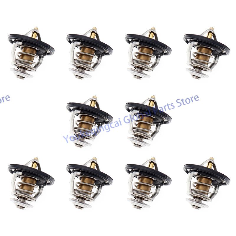 10PCS 2550023010 Engine Coolant Thermostat 25500 23010 for Accent Elantra for Sportage Rio Forte 25500-23010