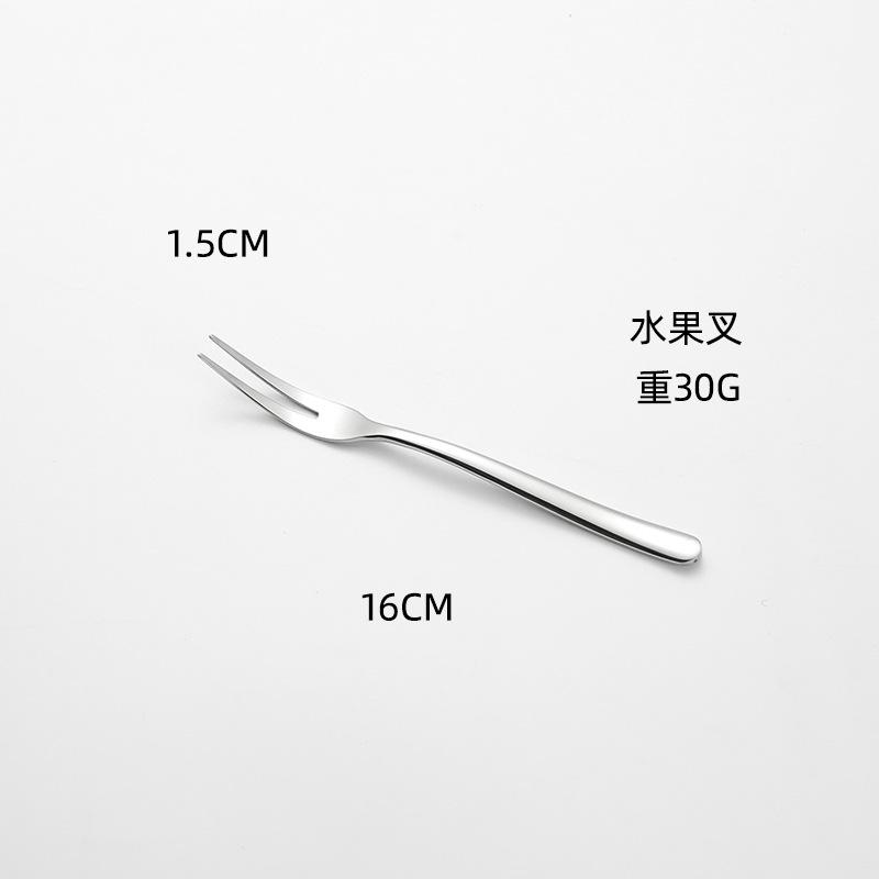 Moonlight series stainless steel knife, fork and spoon set, titanium-plated coffee spoon, western food steak knife, fork tableware, gifts