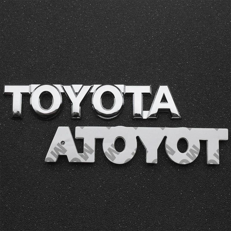 CKMY4 ABS car trunk rear trunk sticker logo for Toyota Chr rav4 Yaris prius avensis Corolla Camry Aygo Hrv Prado Hilux Highlander Vios
