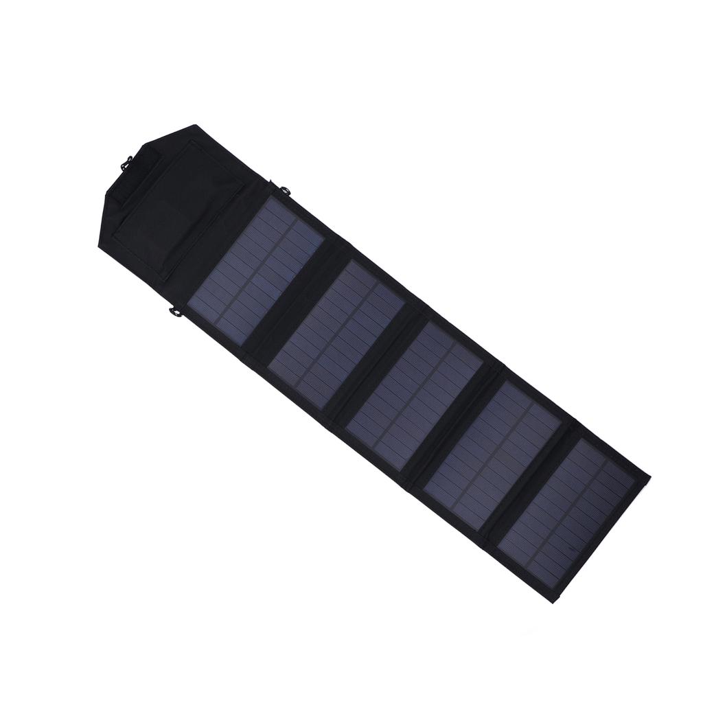 Solar Panel 15W 5V Dual USB Output Portable Folding Solar Charging Panel for Outdoor