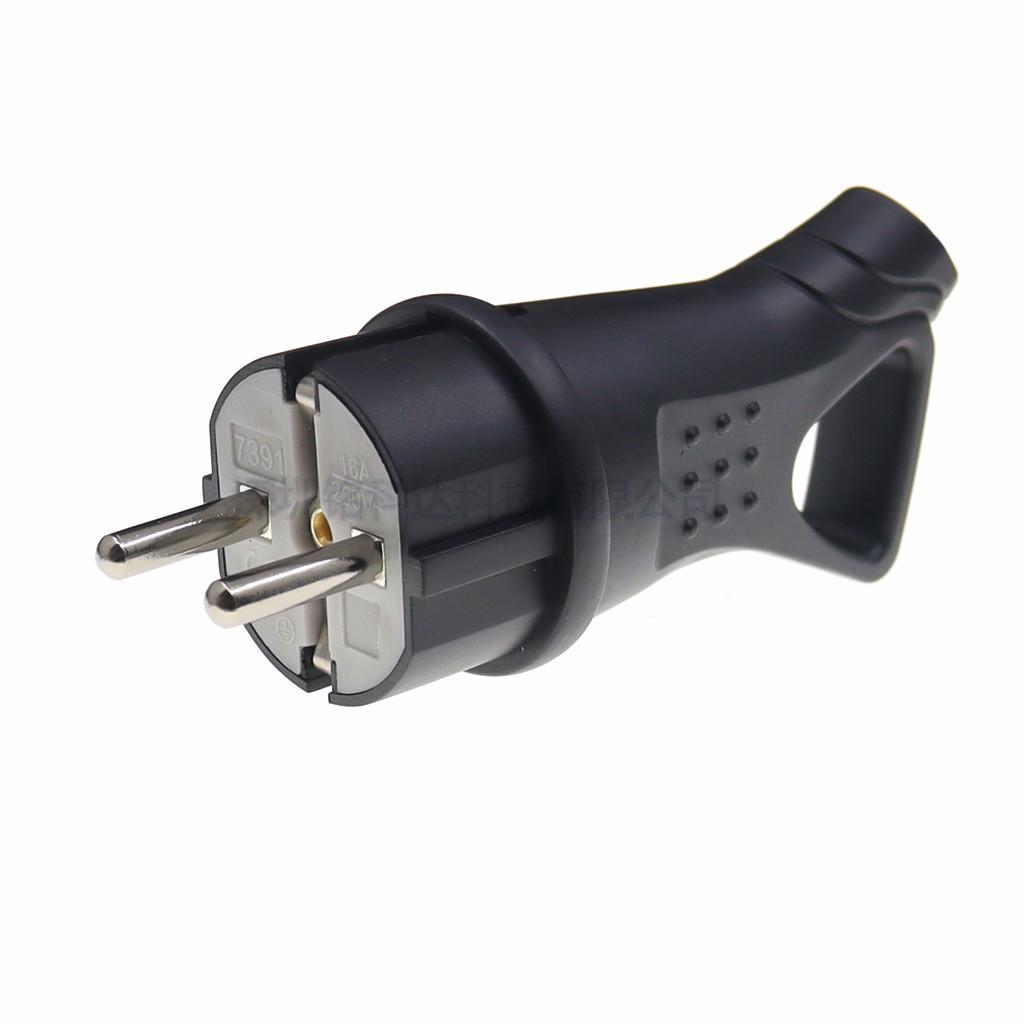 

16A Вилка ЄС Водонепроникний Гумовий Роз єм Живлення та Водонепроникний 4-місний Подовжувач