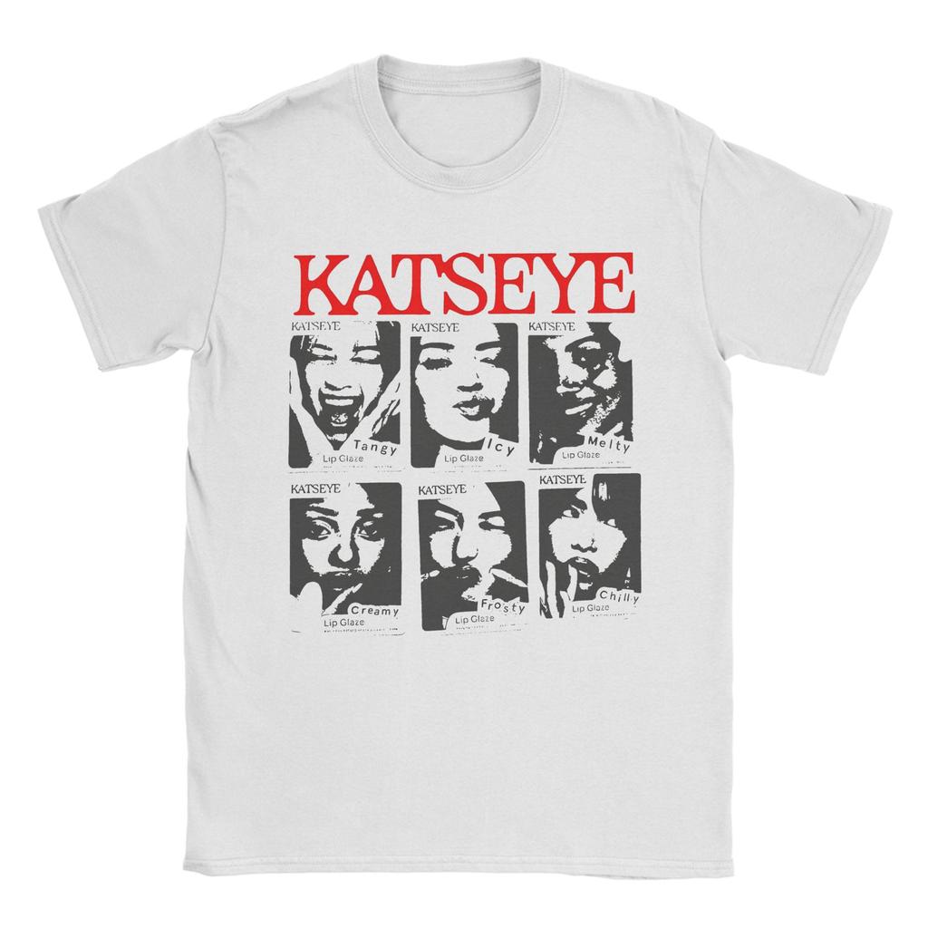 Novelty Katseye Kpop Idol TShirts Unisex Unisex Crew Neck Cotton T Shirt Beautiful Chaos Album Short Sleeve Tees Gift Idea Tops