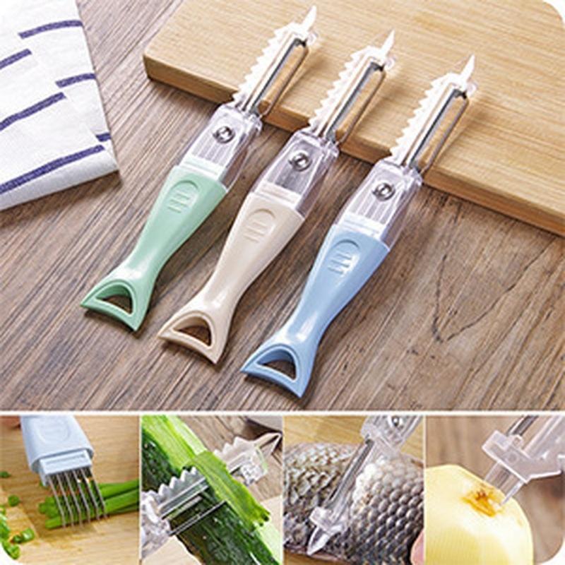 

Новинка 4 в 1, бытовая овощечистка для фруктов и овощей, резак для жульена, многофункциональная машина для очистки картофеля, моркови, огурца