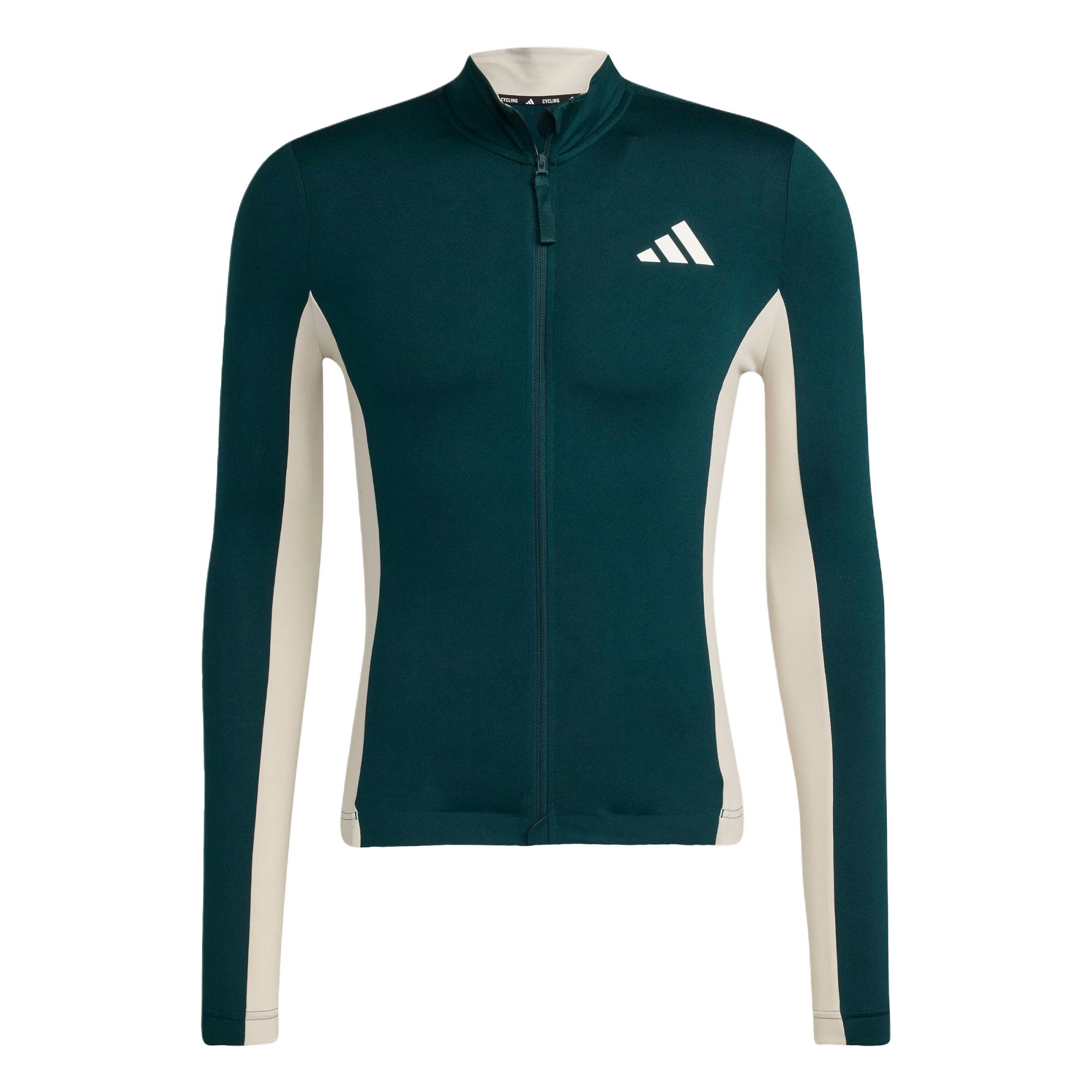 

Adidas Cycling Tempo Long Sleeve Jersey Color Block Fitted Knit Cycling Top Men Tops JM5404 S
