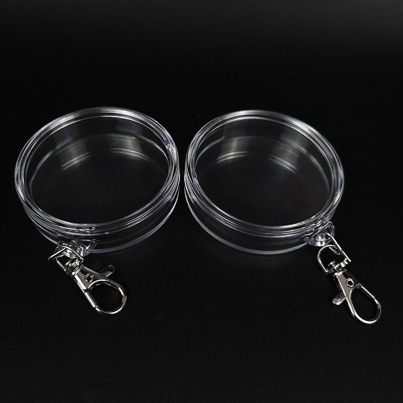 1PC Badge Star Transparent Pixiv Protective Cover Anime Merchandise Plastic Portable Pendant Collection Box Storage