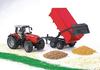 Bruder MF 7480 Tractor & Red Trailer BR02045