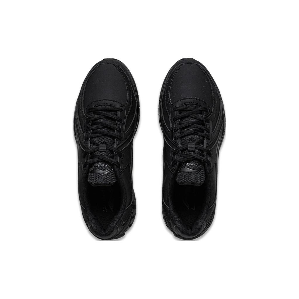 Li Ning Lightweight Shock Absorbing Breathable Support Low Top Running Shoes Men sneaker Black ARBS009-5