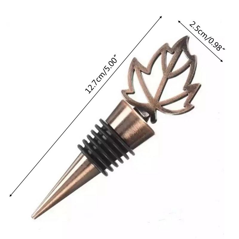 Maple Leaf Wine Stopper Sealed Champagne Bottle Cap Stopper Unique Wine Bottle Decoration Wine Pourer Stopper
