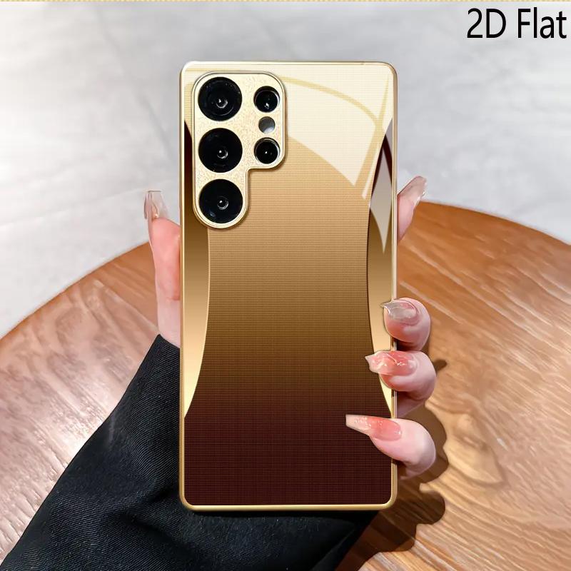 Gold texture pattern for Samsung Galaxy S24Ultra S23 S22 S25 S21 S20UltraA55A15A16Phone case Pattern Shockproof Protective Back Cover