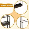 Freestanding Umbrella Stand with Drip Tray, Convenient, , Simple Storage Box for Offices, Commercial
