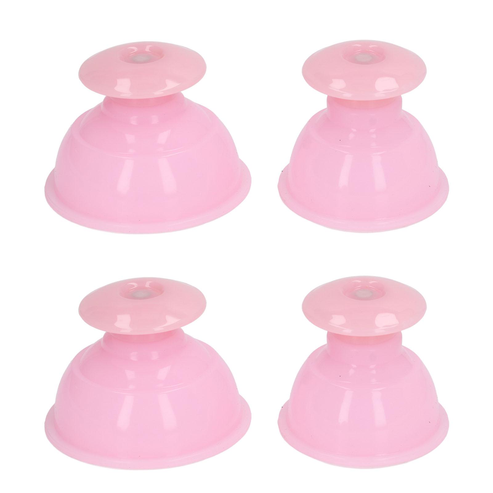 

4 шт. Набор для баночной терапии, профессиональные вакуумные силиконовые массажные банки для выскабливания и впитывания влаги