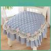 Universal Dining Nonslip Chair Mat Simple Solid Color Lace Soft Stool Pads Polyester Machine Washable Washable Casual Style Allseason