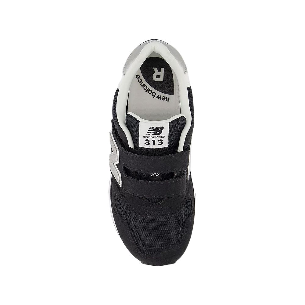 New Balance Nb 313 V2 Synthetic Leather Comfortable Durable Wear-Resistant Low-Top Running Shoes Kids sneakers Black White P3139JN