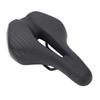 Comfortable PU Leather Bike Seat with High Density Sponge, Shock Absorbing Cord, Non-Slip Saddle Cushion for Mountain Road for Men and Women,    