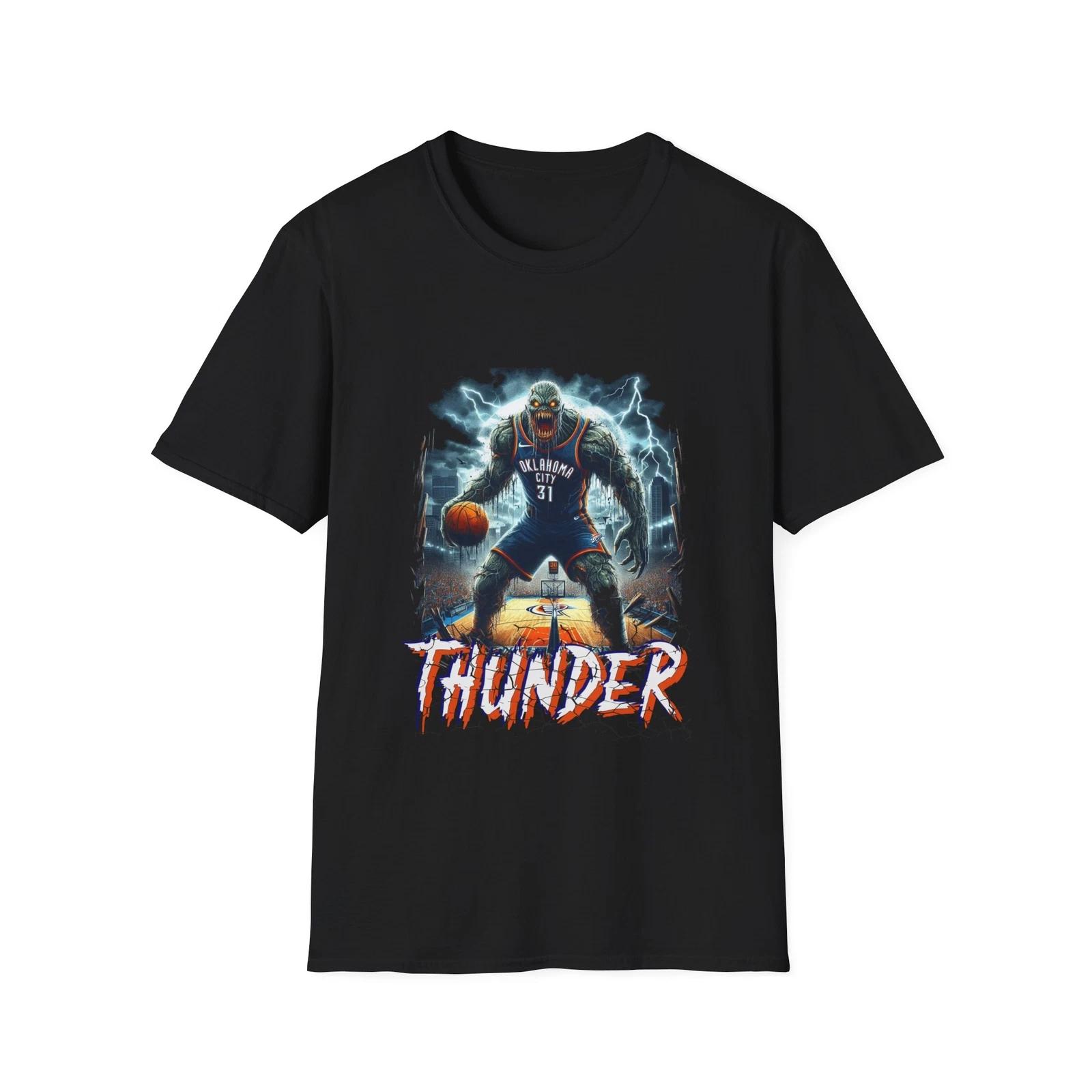 Oklahoma City Thunder Horror Mashup T-Shirt XXXXL