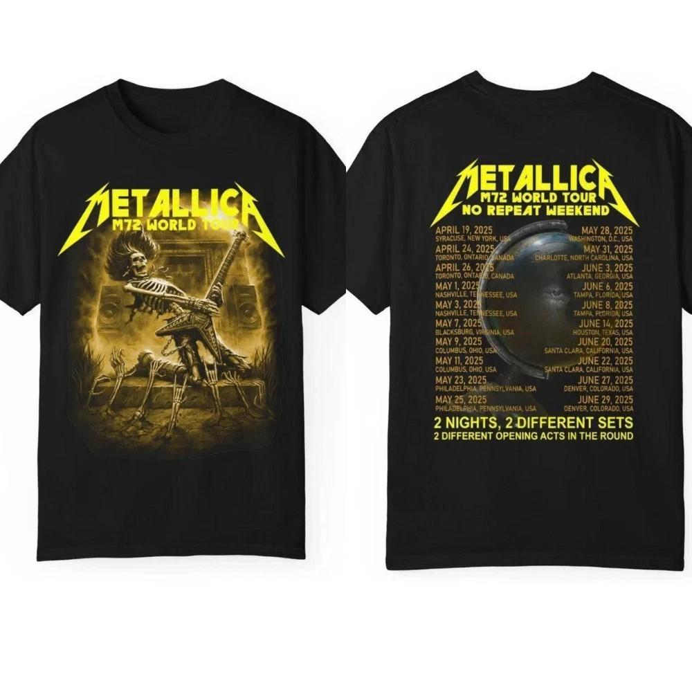 Metallica M72 North American Tour 2025 T-Shirt Unisex T-Shirt XXXXL