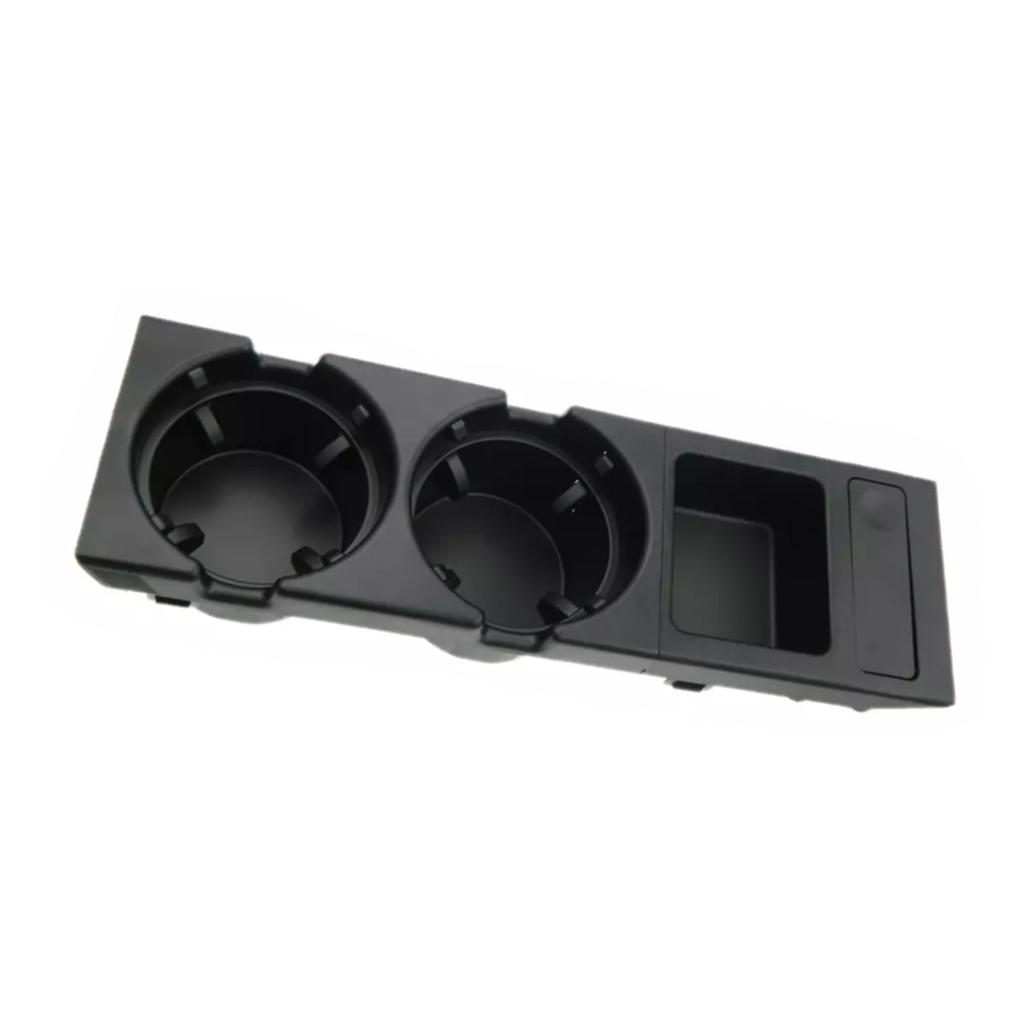 Černý držák nápojů na středovou konzoli s držákem na mince 51168217953 Pro BMW E46