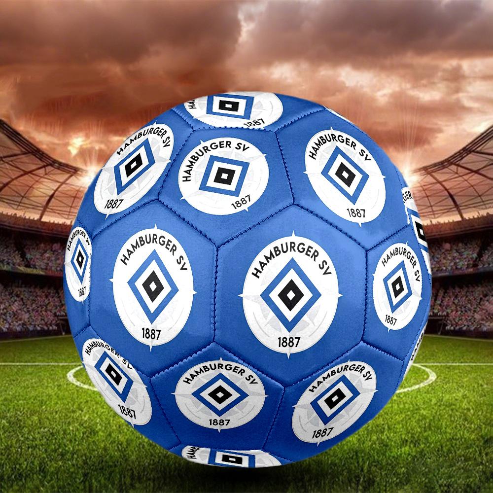 Hamburger SVIndoor Soccer Ball Colorful All Ages Machine Stitched PVC Competition Ready Durable High-Bounce