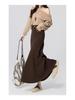 Elegant High-Waisted Woolen Mermaid Skirt for Autumn and Winter