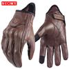 SUOMY Leather Motorcycle Riding Gloves - Touchscreen, Wear-Resistant for Men & Women