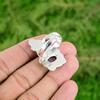 Natural African Amethyst Promise Flower Adjustable Ring 925 Silver For Women