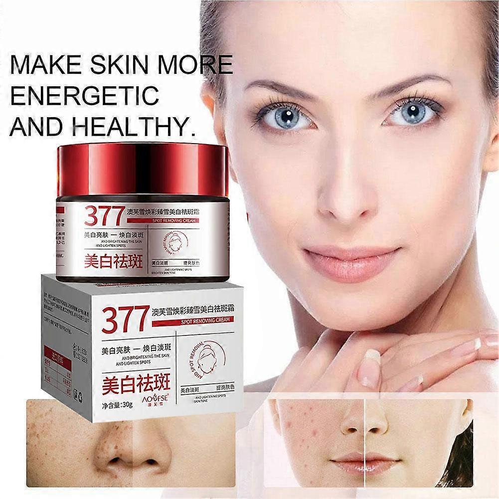 Crema Anti-Lentiggini 377 di Aofuxue - 30g Correttore Macchie Scure per Pelle Luminosa