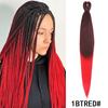 Fluffy EZ Large Three-Color Silk Braid Wig - Low-Temperature, Flame Retardant Styling
