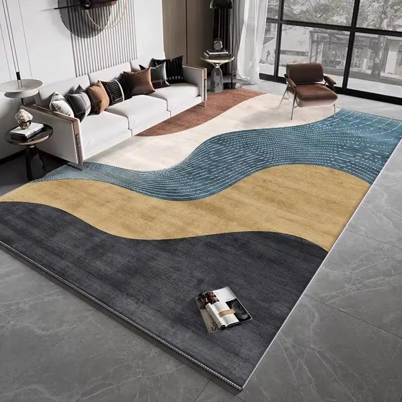 Nordic Abstract Geometric Carpets for Living Room Decoration Home Area Large Area Rugs Soft Bedroom Decor Bedside Lounge Mats