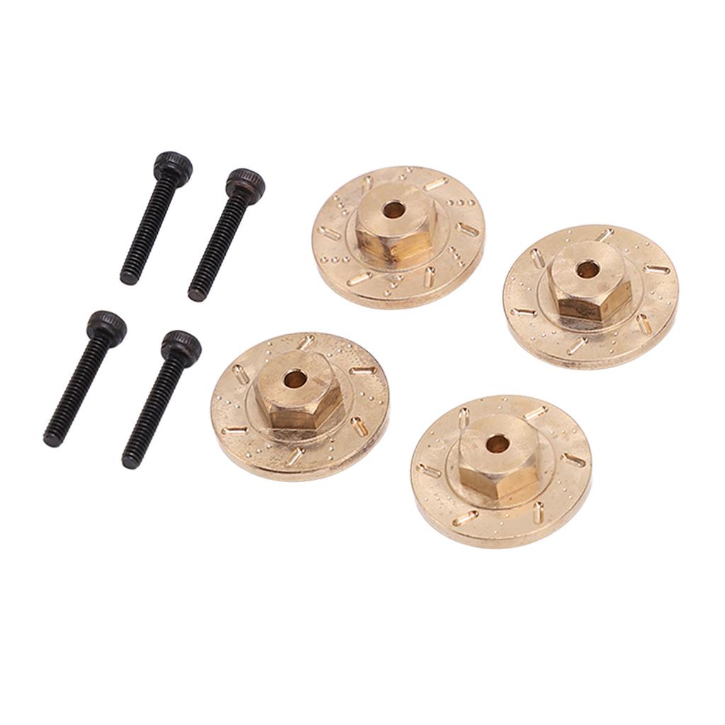 RC Brass Hexagonal Counterweight Adapter Wheel Weights Hex Adapter for Kyosho for Mini Z for Wrangler 1 18 1 24 RC Car