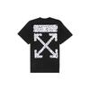 SS20 Airport Tape Arrow Print Short Sleeve T Shirt Men Black OMAA038S201850031088