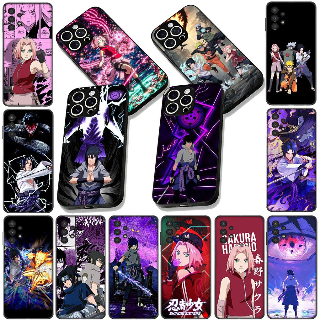 Haruno Sakura Narutos Uchiha Sasuke Phone Cover for Motorola Moto Edge 70 60 Fusion NEO Pro G Stylus G56 G96 G52 G04 G05 20 Case