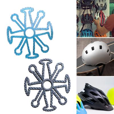 Fahrradhelm-Silikonpolster, rutschfest, atmungsaktiv, universell, für Outdoor-Sport, Motorrad, Fahrrad, Polstereinsatz, Kissen, Innenpolster, Matte, Helmzubehör