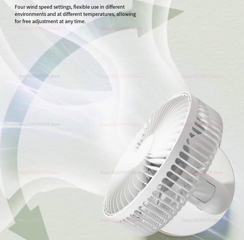 Super Small Portable Desk Fan High Power Quiet Fan for Dorm Bedroom Office Travel Personal Cooling No Head Shaking