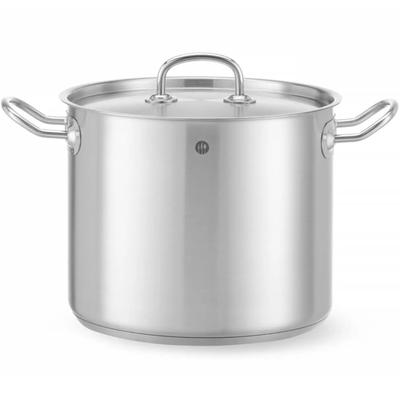 Kitchen Line Tall Pot with Lid 9 L Diameter 240 X 200 H Hendi 837306