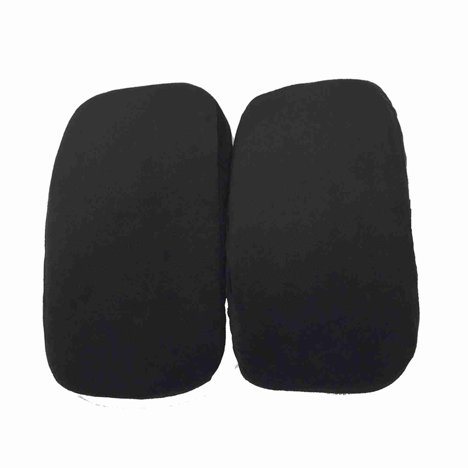 Kaisai Unisex Black Memory Foam Chair Armrest Office Chair Arm Cushion With Removable Cover For Elbows And Forearms Pressure Relieve